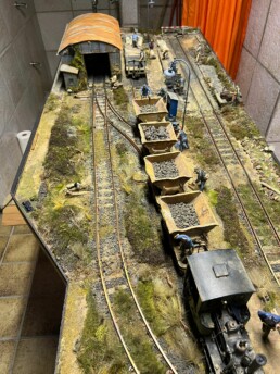 Faszination Modellbau Internationale Leitmesse für Modellbahnen und Modellbau FN2023 Spur 2m LGB Freunde Niederrhein Eifel Feldbahn 02 uai