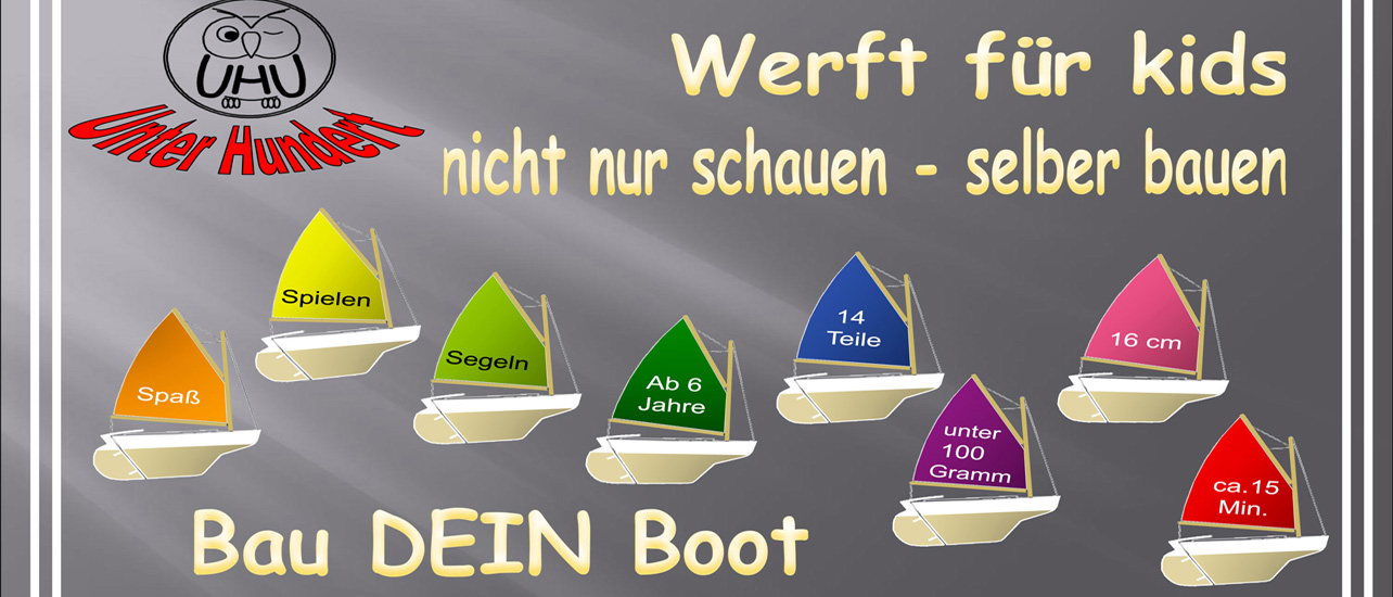 Faszination Modellbau Internationale Leitmesse für Modellbahnen und Modellbau Beitragsbild Werft fuer Kids Sailing Uhu FN2026 Pixel 1284x550 1