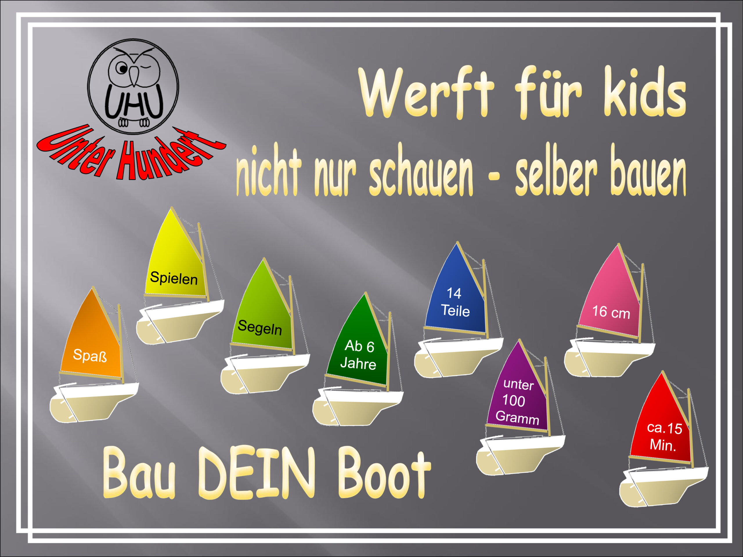 Faszination Modellbau Internationale Leitmesse für Modellbahnen und Modellbau Plakat Werft fuer Kids Sailing Uhu FN2026 scaled Faszination Modellbau Internationale Leitmesse für Modellbahnen und Modellbau Plakat Werft fuer Kids Sailing Uhu FN2026 scaled